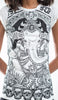 Sure Design Women's Batman Ganesh T-Shirt White