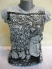 Sure Design Women's Sanskrit Buddha T-Shirt Gray