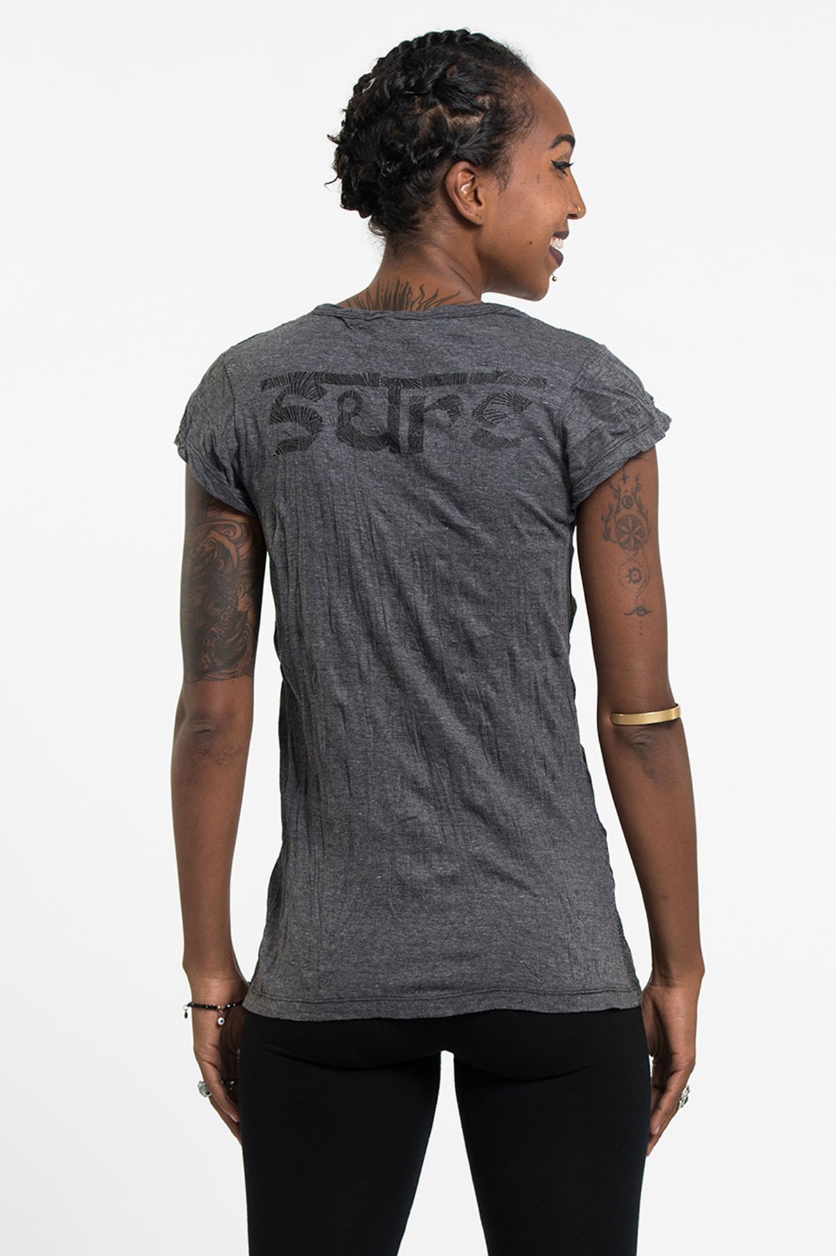 Sure Design Women's Om T-Shirt Black