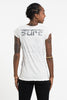 Sure Design Women's Om T-Shirt White