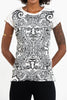 Sure Design Women's Tribal Masks T-Shirt White