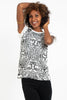 Sure Design Women's Tribal Masks T-Shirt White