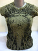 Sure Design Women's Wild Elephant T-Shirt Green