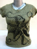 Sure Design Women's Octopus T-Shirt Green