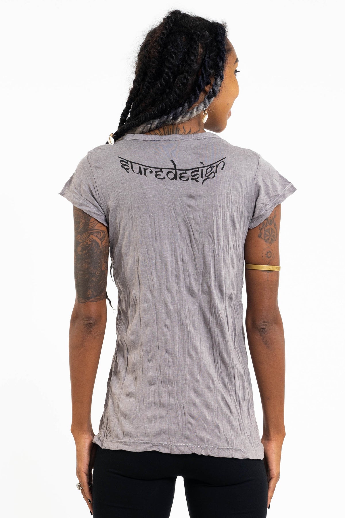Sure Design Women's Space Man T-Shirt Gray