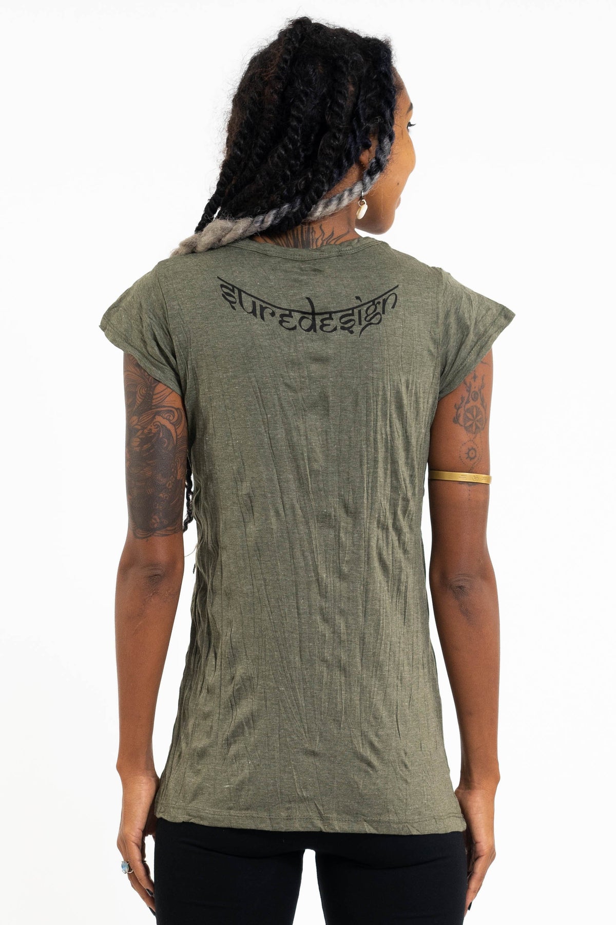 Sure Design Women's Space Man T-Shirt Green