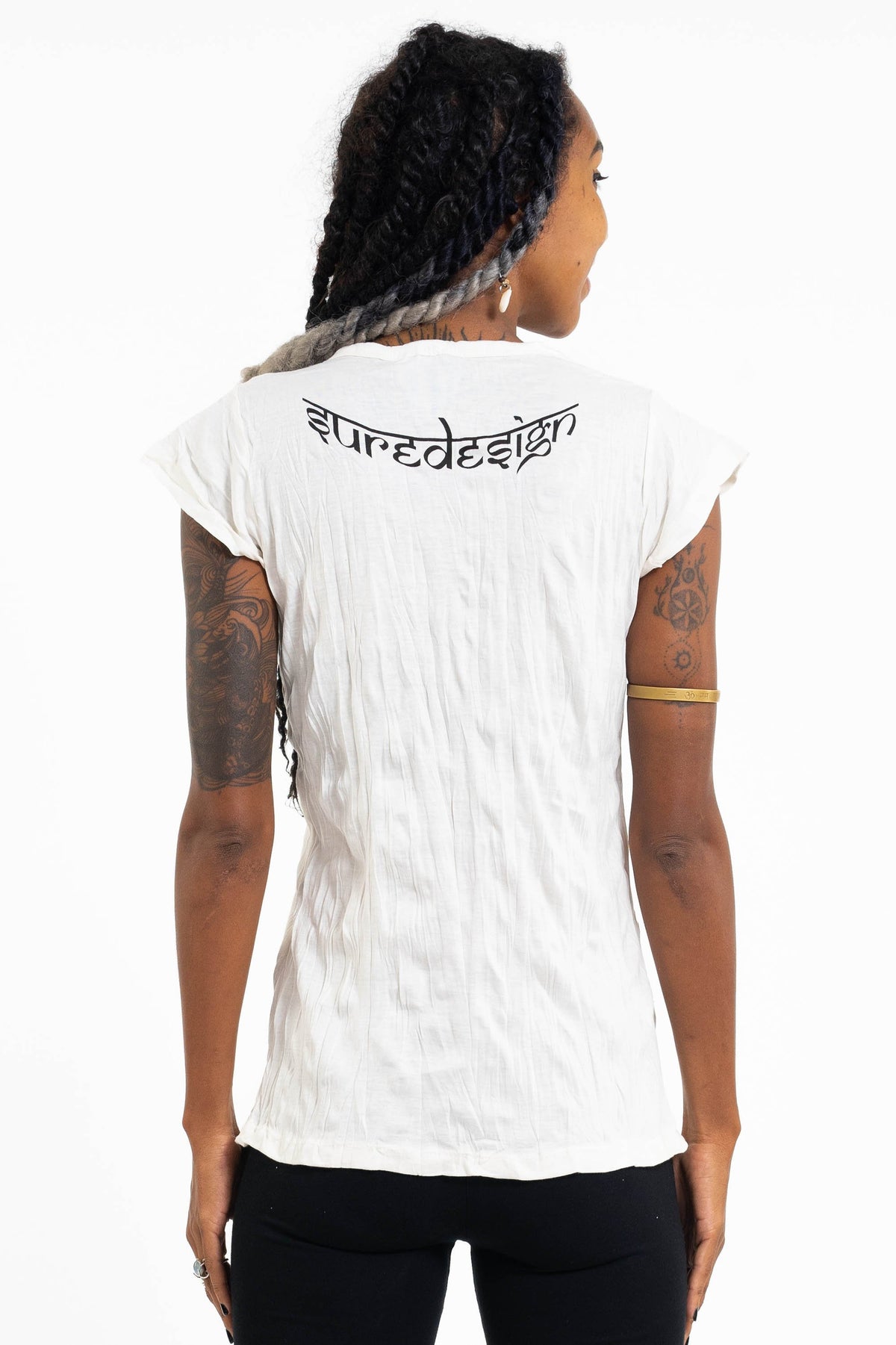 Sure Design Women's Space Man T-Shirt White