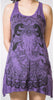 Sure Design Women's Batman Ganesh Tank Dress Purple