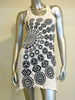 Sure Design Women's Chakra Fractal Tank Dress White