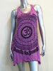 Sure Design Women's Flower Ohm Tank Dress Pink