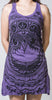 Sure Design Women's Weed Owl Tank Dress Purple