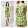 Sure Design Women's Thai Tattoo Tank Dress Lime