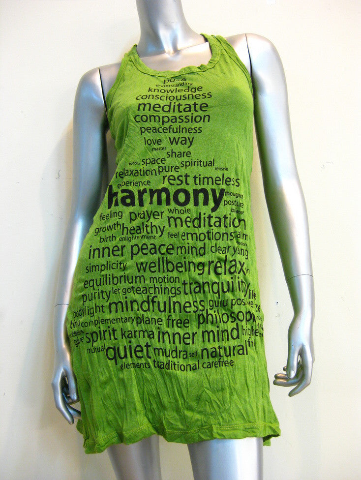 Sure Design Women's Harmony Tank Dress Lime