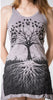 Sure Design Women's Tree Of Life Tank Dress Gray