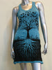 Sure Design Women's Tree Of Life Tank Dress Turquoise