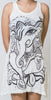 Sure Design Women's Cute Ganesha Tank Dress White
