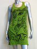 Sure Design Women's Cute Ganesha Tank Dress Lime