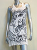 Sure Design Women's Cute Ganesha Tank Dress White