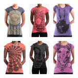Wholesale Assorted set of 5 Sure Design Women's T-Shirts - $37.50
