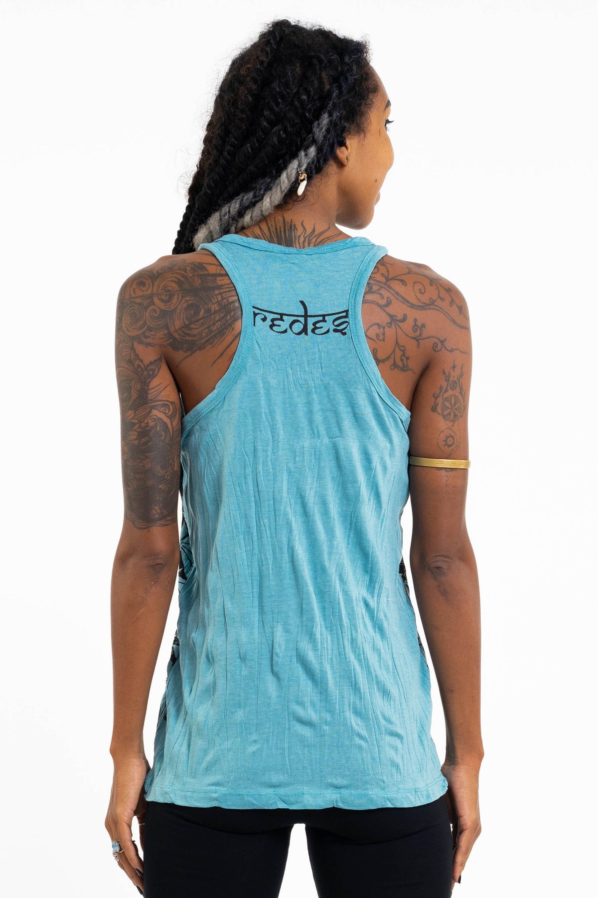 Sure Design Women's Happy Dog Tank Top Turquoise