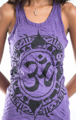 Sure Design Women's Infinitee Ohm Tank Top Purple