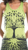 Sure Design Women's Tree of Life Tank Top Lime