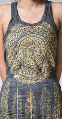 Sure Design Women's Dreamcatcher Tank Top Gold on Black