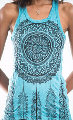 Sure Design Women's Dreamcatcher Tank Top Turquoise