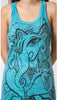 Sure Design Women's Cute Ganesh Tank Top Turquoise