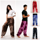 Wholesale Assorted set of 10 Unisex Tie Dye Drawstring Yoga Massage Pants - $110.00