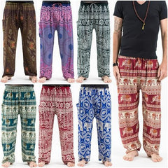 Assorted set of 5 Thai Drawstring High Crotch Harem Pants BEST SELLER