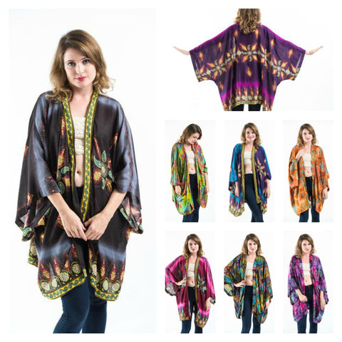 Assorted set of 10 Unisex Kimono Cardigan