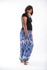 Plus Size Imperial Elephant Unisex Elephant Pants in Blue