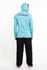 Sure Design Unisex Octopus Oracle Hoodie Turquoise