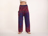 Geometric Mandalas Unisex Harem Pants in Blue