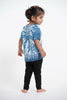 Unisex Kids Indigo Tie Dye Spider T-shirt