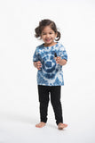 Wholesale Unisex Kids Indigo Tie Dye Bullseyes T-Shirt - $6.80