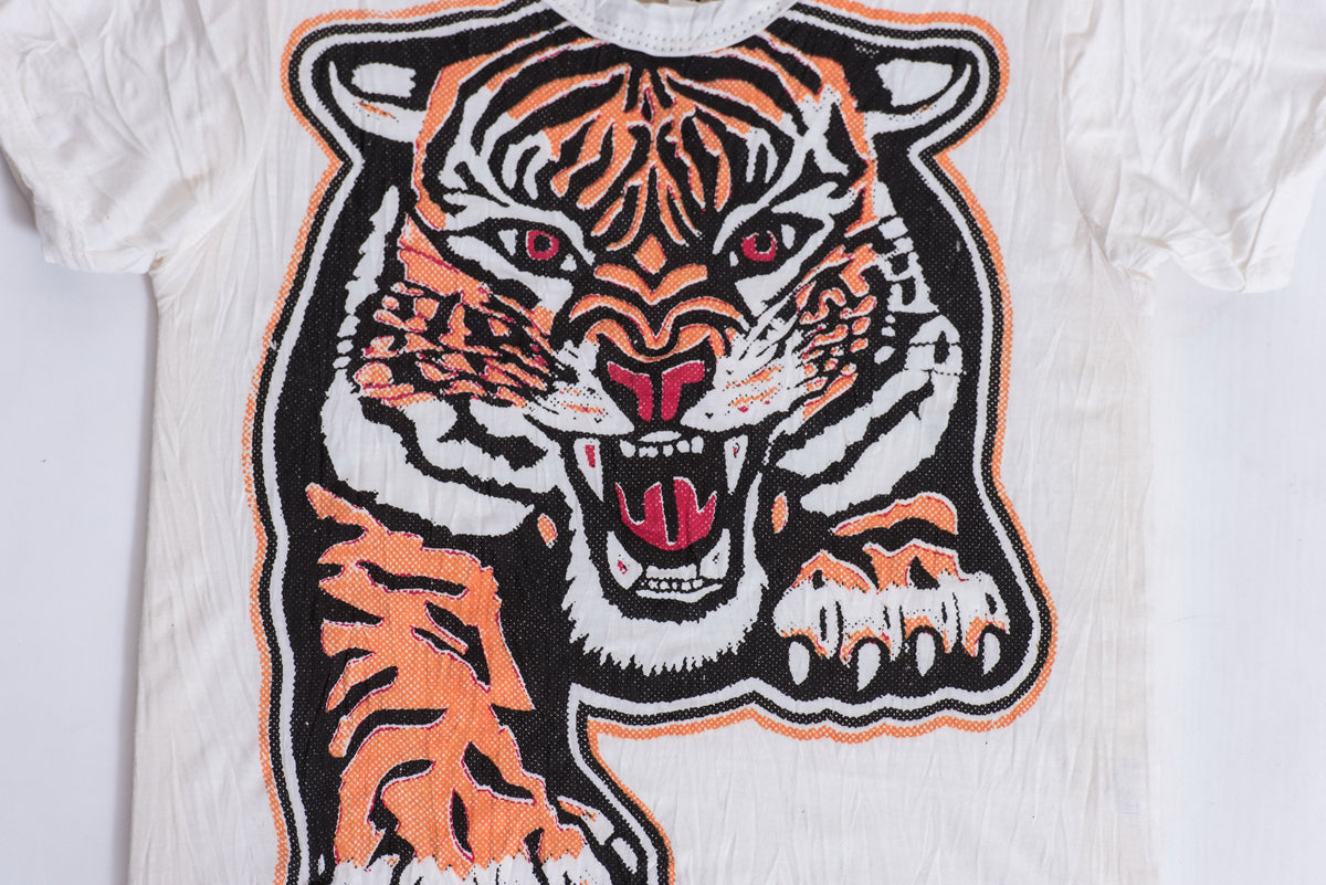 Sure Design Kids Baby Tiger T-Shirt White