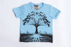 Sure Design Kids Tree Of Life T-Shirt Light Blue