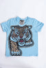 Sure Design Kids Baby Tiger T-Shirt Light Blue