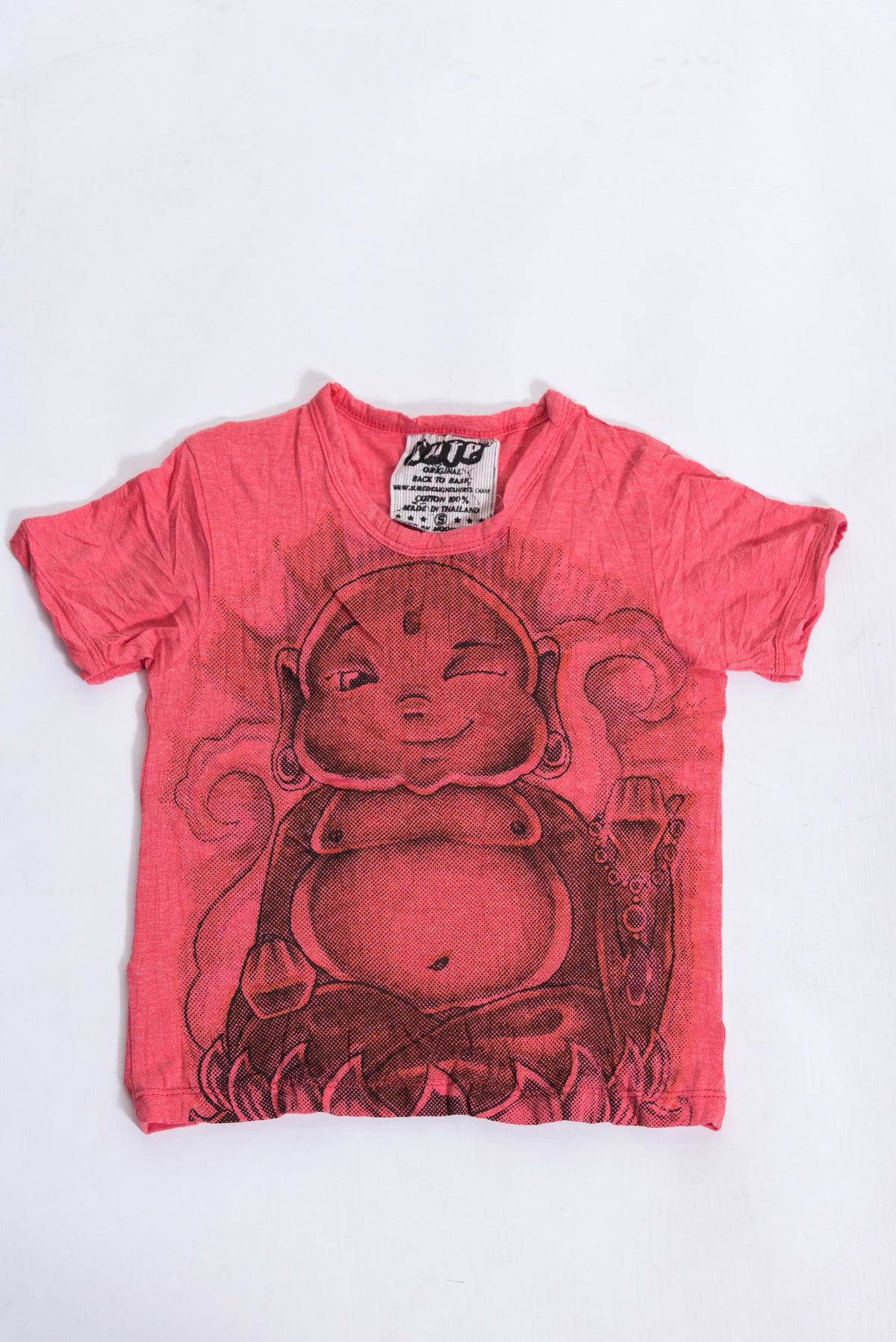 Sure Design Kids Baby Buddha T-Shirt Red