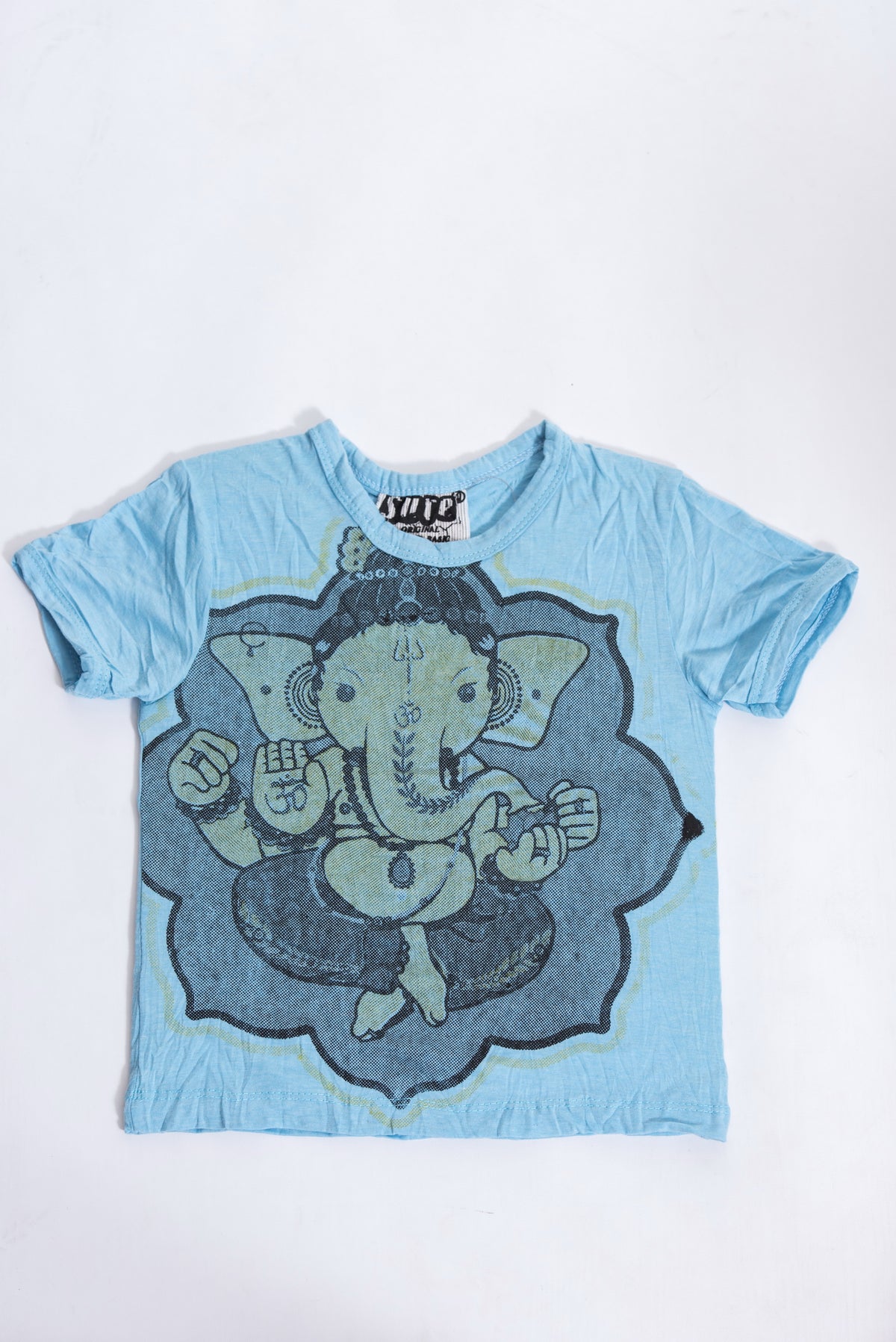 Sure Design Kids Baby Ganesha T-Shirt Light Blue